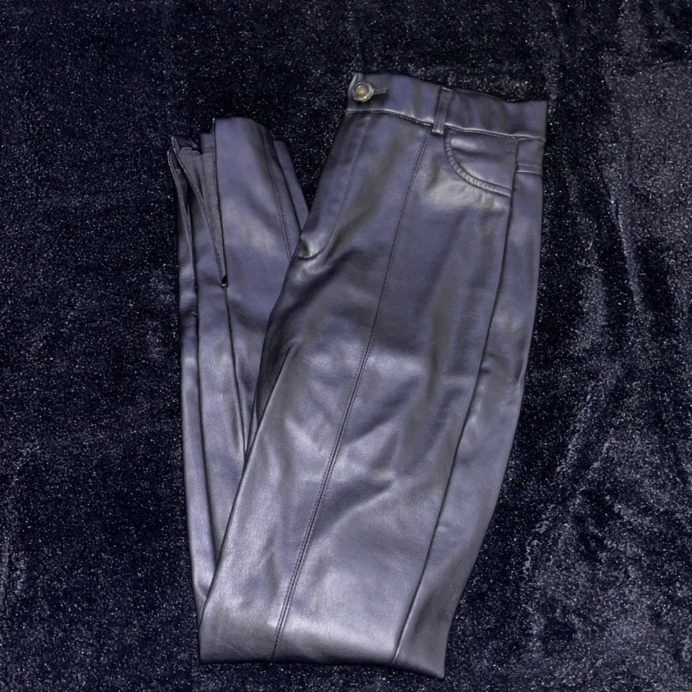 ZARA leather pants